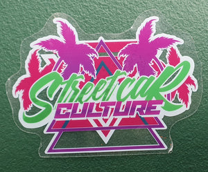 Street Car Culture 80's Throwback Sticker