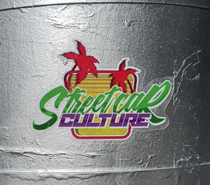 Street Car Culture Tropical Logo Sticker