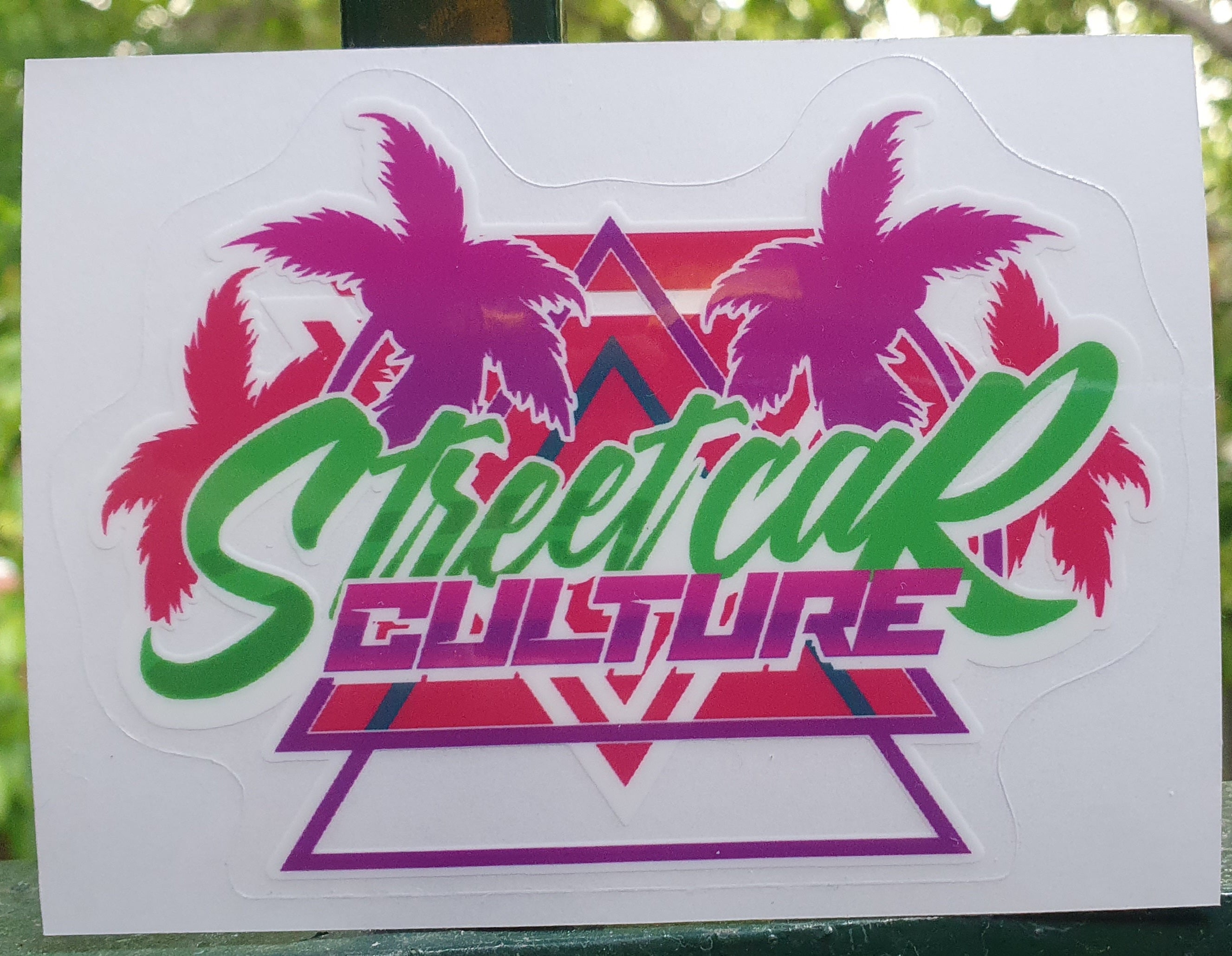 Street Car Culture 80's Throwback Sticker